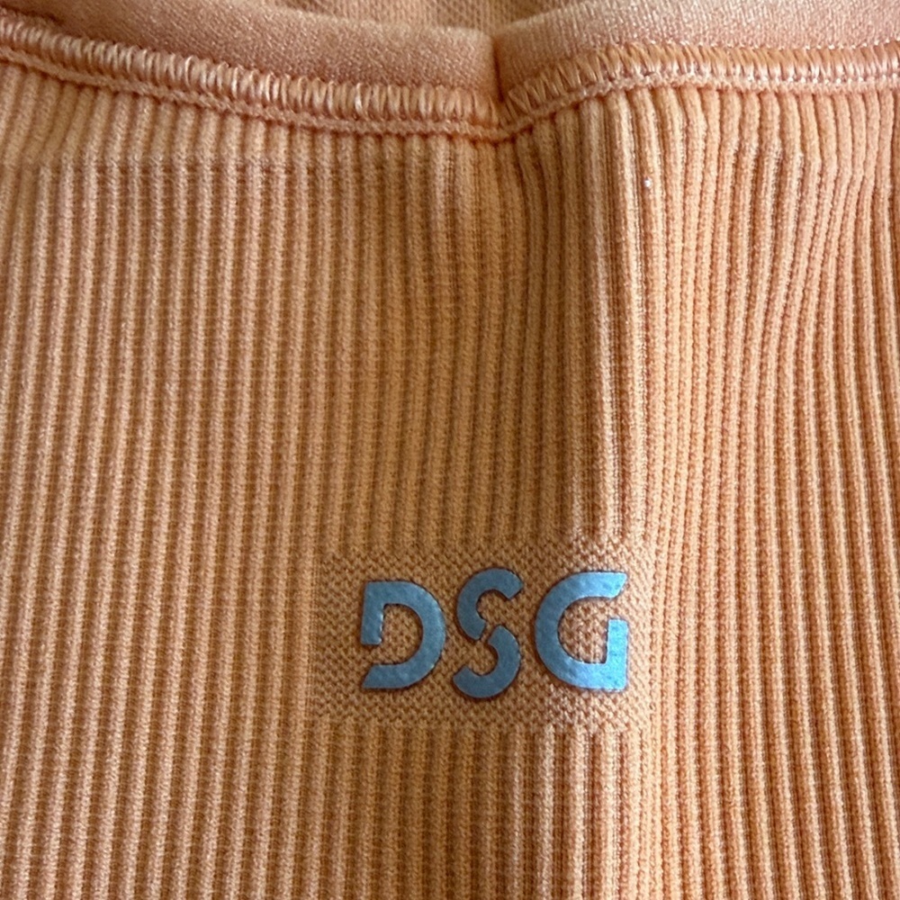 DSG Orange Ribbed Bralette - Picture 3 of 6
